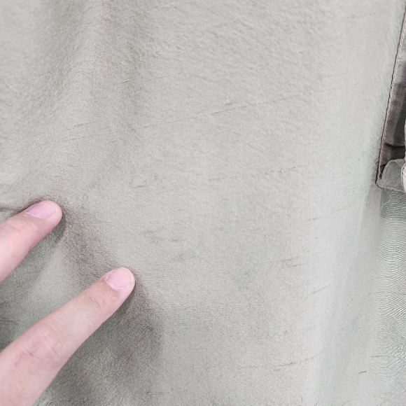 Mike & Tod Vintage Women's 100% Silk Lightweight Straight Leg Cargo Pants - L - Picture 5 of 8